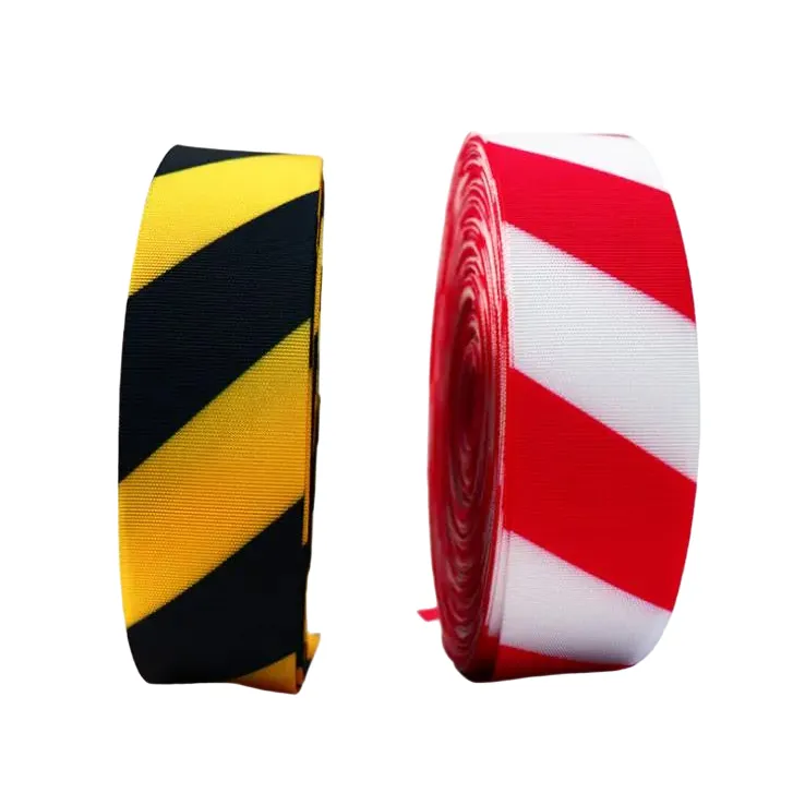 दो-रंगीय चेतावनी टेप